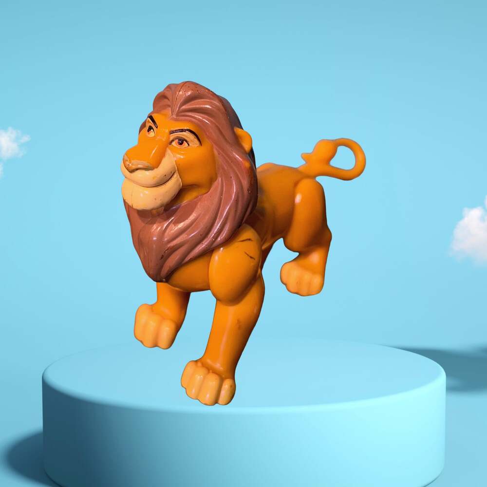 Vintage 1994 Disney The Lion King Mufasa Burger King Kids Club Toy Figure
